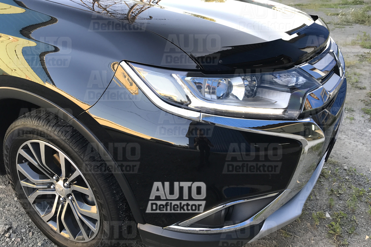 Дефлектор капота SIM MITSUBISHI Outlander (2012-) Дефлектор капота SIM MITSUBISHI Outlander (2012-)